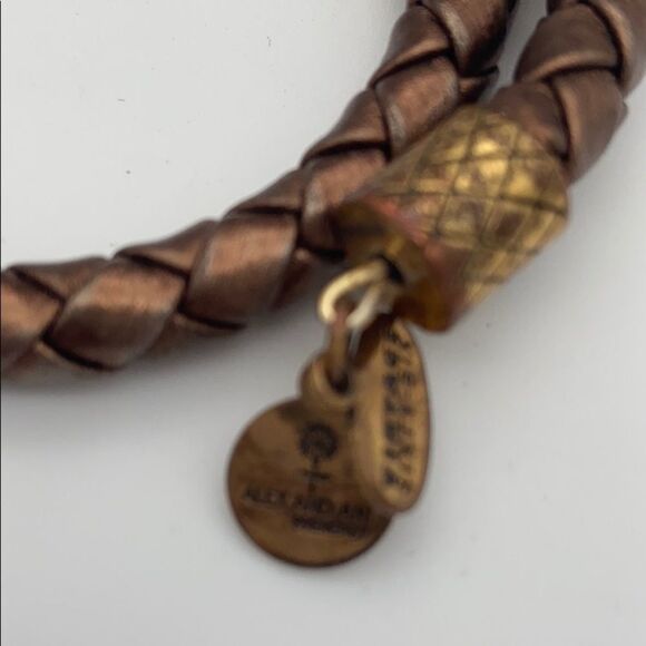 Alex and Ani Copper Metallic Braided Wrap Bracelet - Picture 3 of 7
